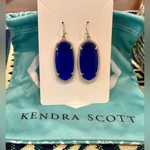 Kendra Scott | Cobalt Blue and Gold Earrings